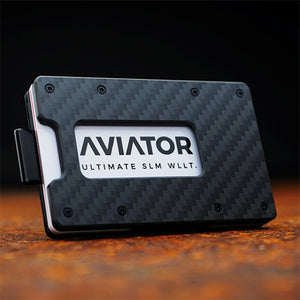Aviator Wallet | Carbon Fiber Slide